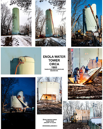 ENOLA WATER TOWER POSTER 16x20